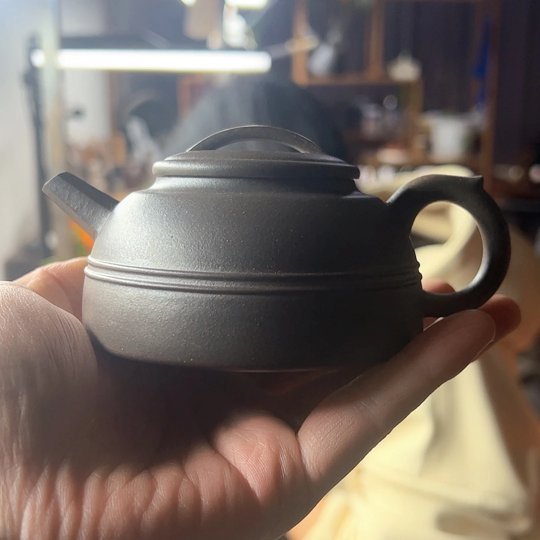 J***r茶壶紫砂宜兴紫砂半手线圆壶