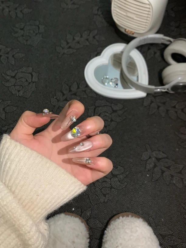 【镜月水花】-BB纯手工穿戴甲复古