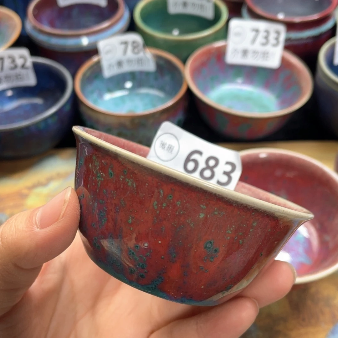 摆件神后钧瓷原产地高温微瑕