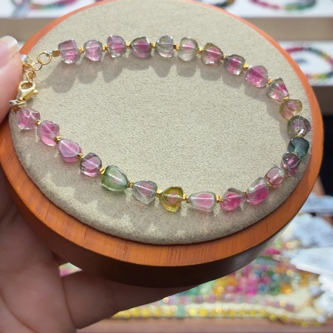 碧玺手串未镶嵌两天看货期