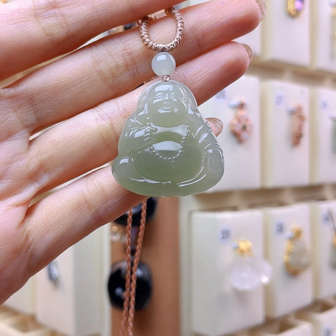 丁****和田玉未镶嵌吊坠(赠链)
