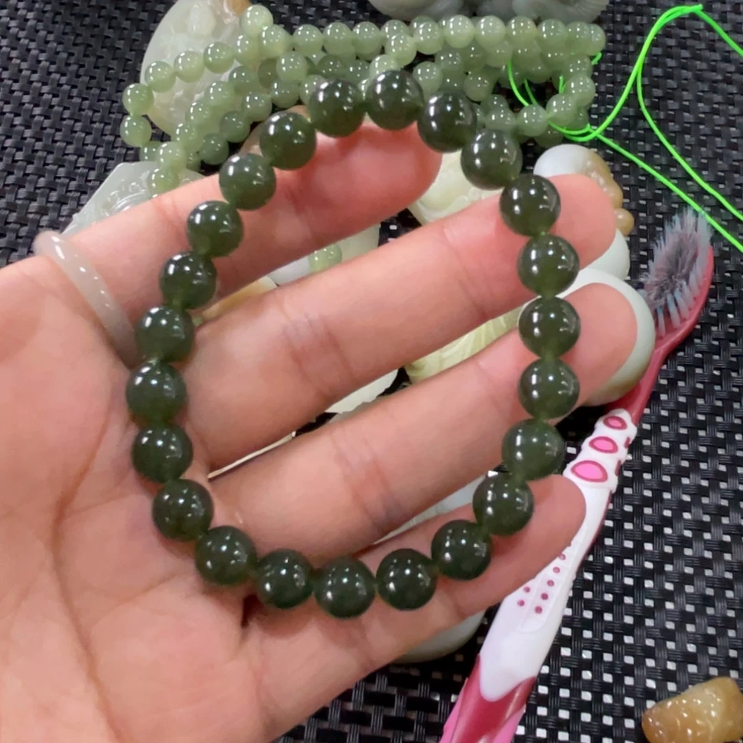 和田玉（糖玉）未镶嵌手链