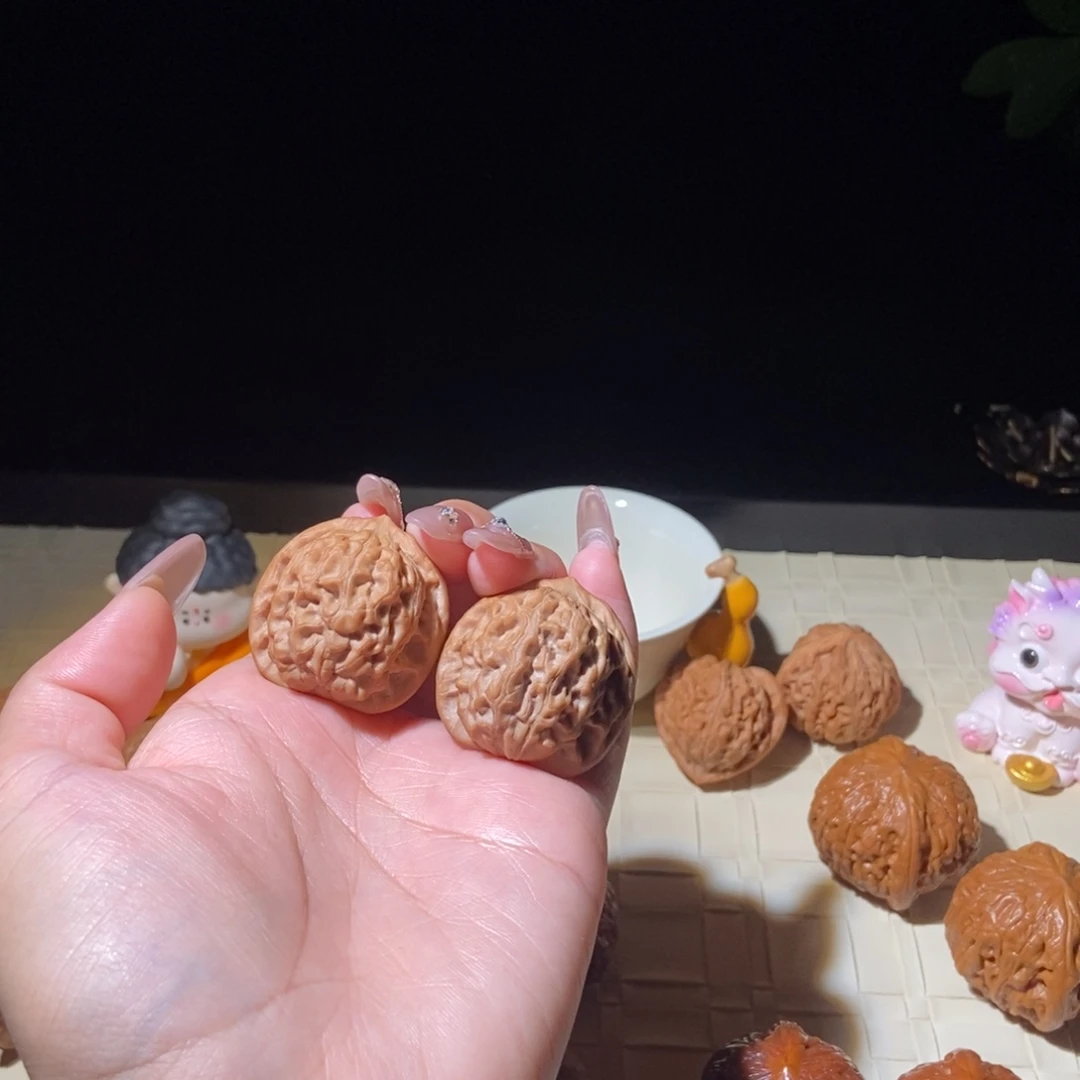 吊坠文玩核桃小金鱼33