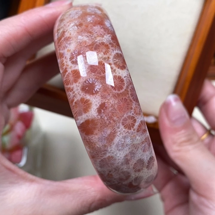 硅化珊瑚（珊瑚玉）手镯未镶嵌59.8