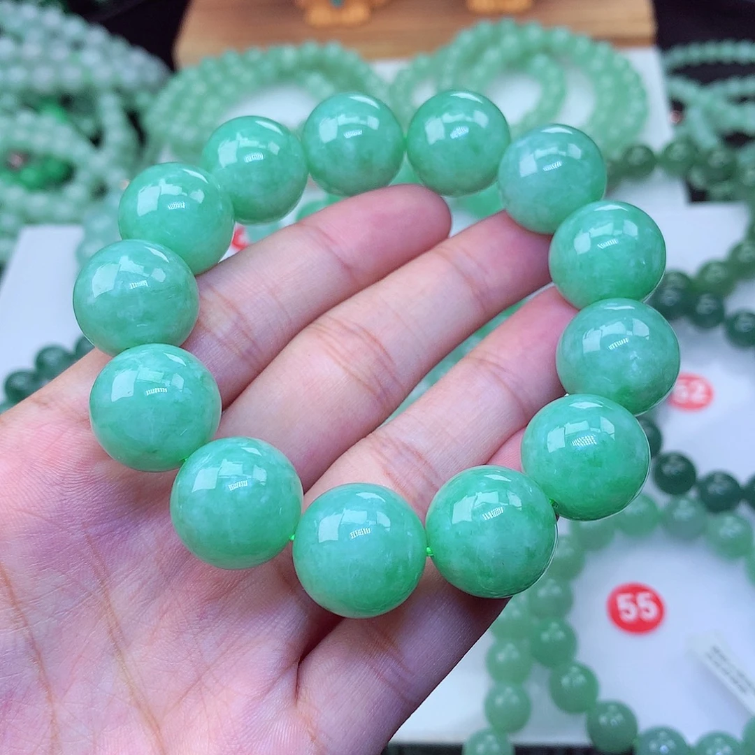 翡翠未镶嵌毛衣链卡17.7