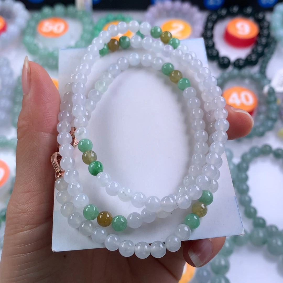 未镶嵌手链翡翠卡5.3