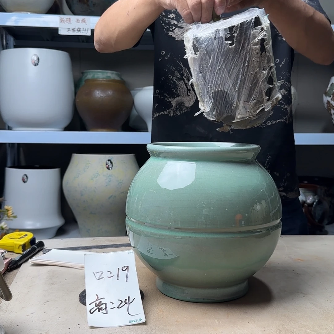 紫砂花盆尺寸19@24