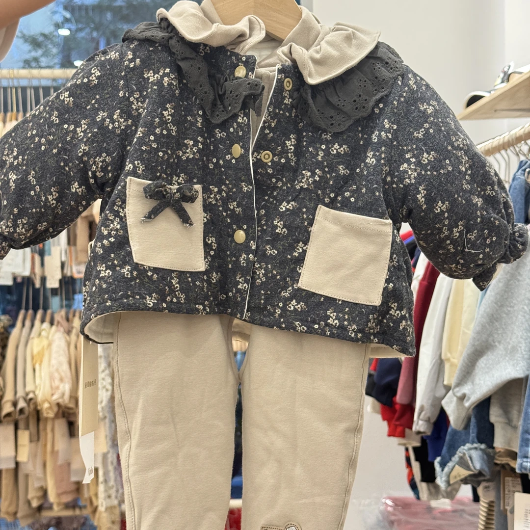 (扣号链接)婴儿连体爬服宝宝保暖休闲冬季棉花衣