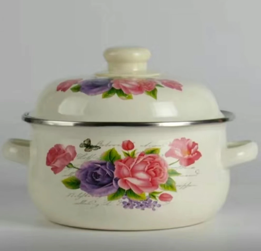 18厘米浪漫之都搪瓷锅