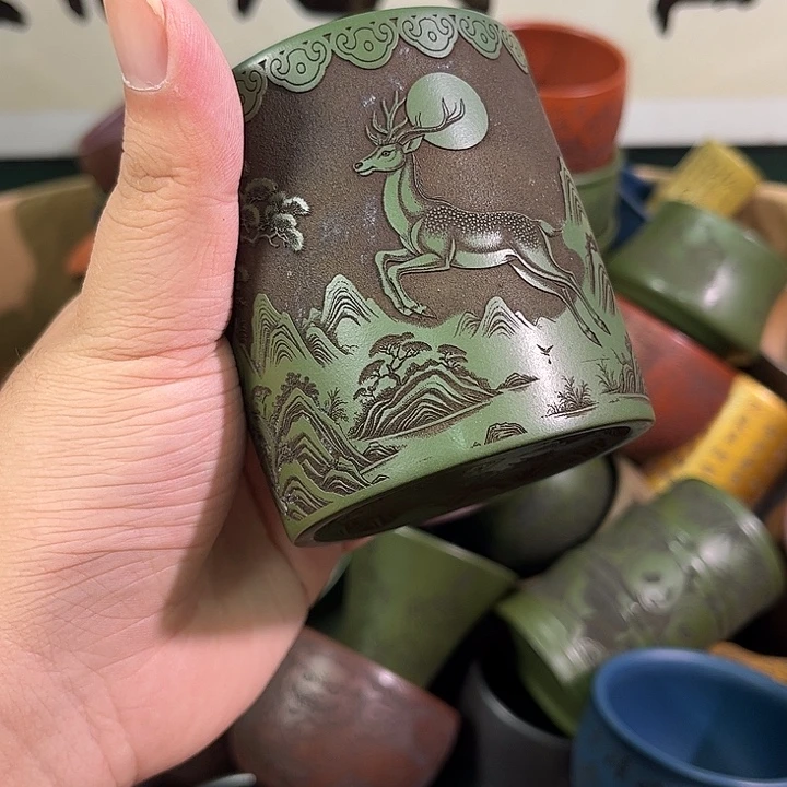 茶杯紫砂全手工紫砂主人杯
