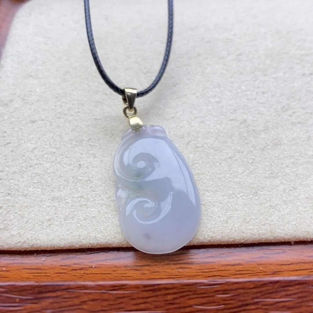 翡翠银S925镶嵌颈饰吊坠5