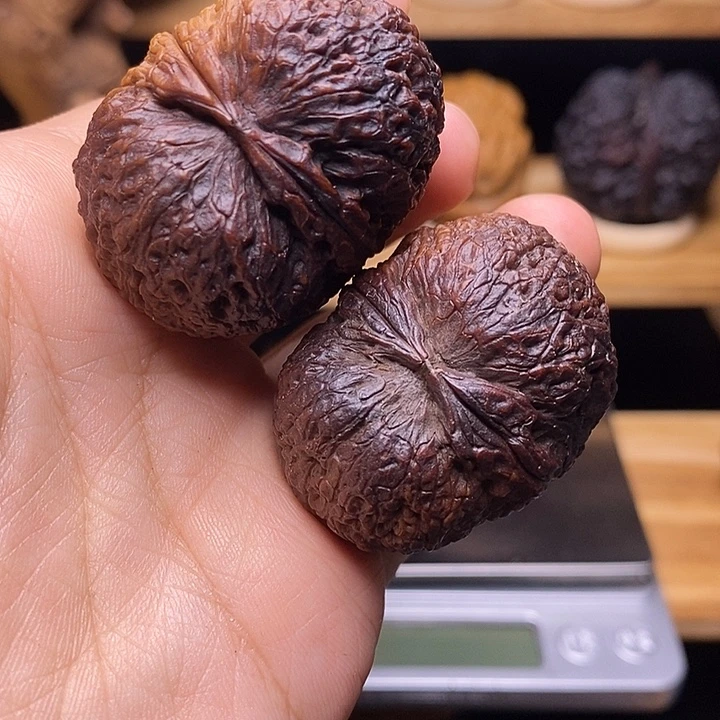 吊坠文玩核桃55号狮头元宝41