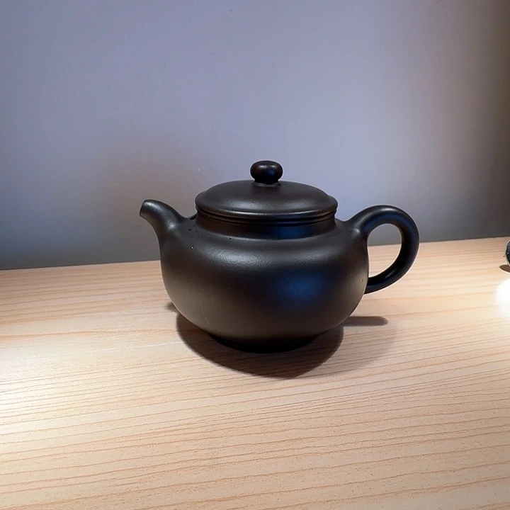 紫砂茶壶明*宜兴原矿手工紫砂壶紫砂