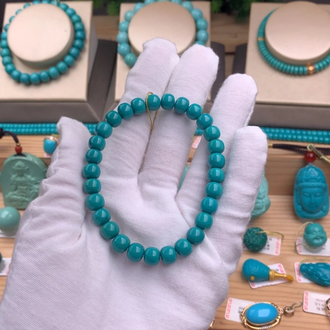 未镶嵌绿松石珠宝奇石