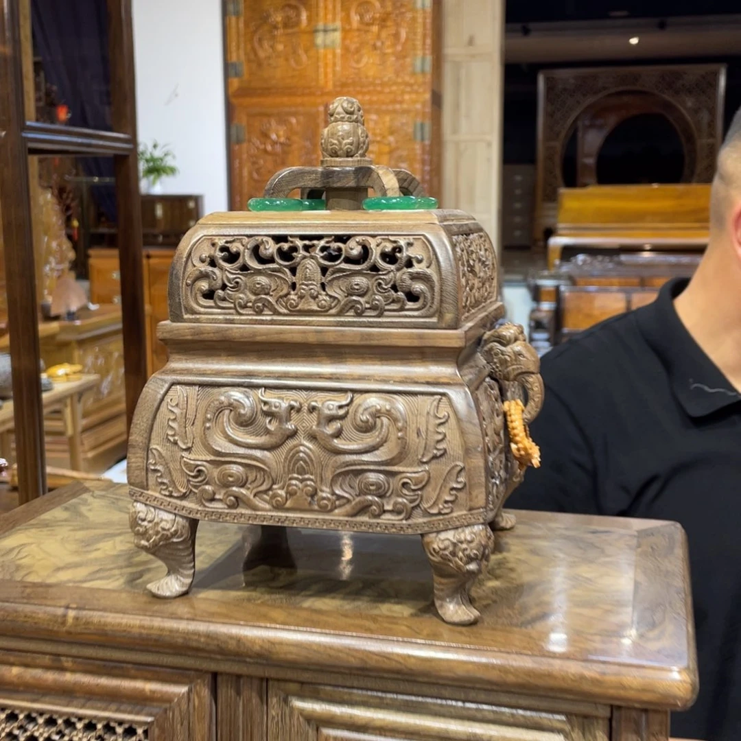 金丝楠阴沉金丝楠香炉