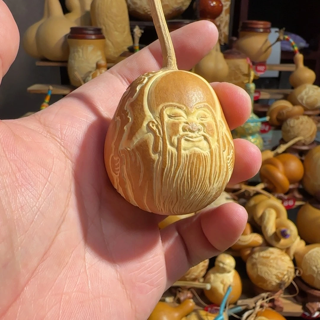 有机玻璃无量仙人雕刻