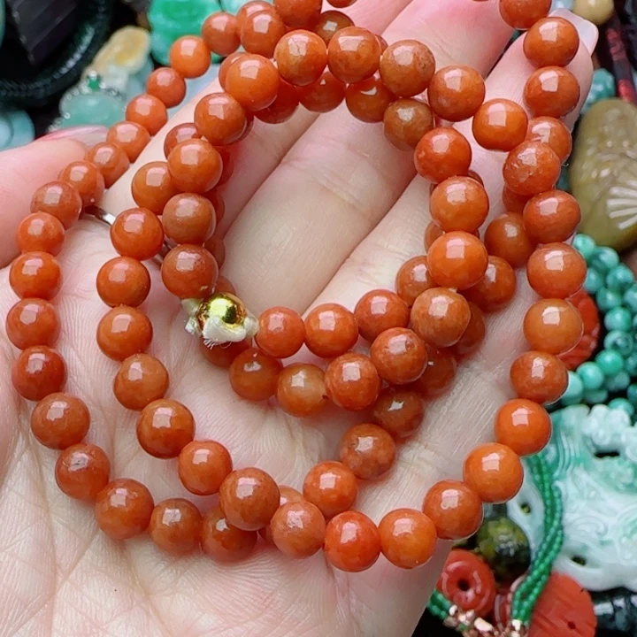 翡翠未镶嵌颈饰天然A货42