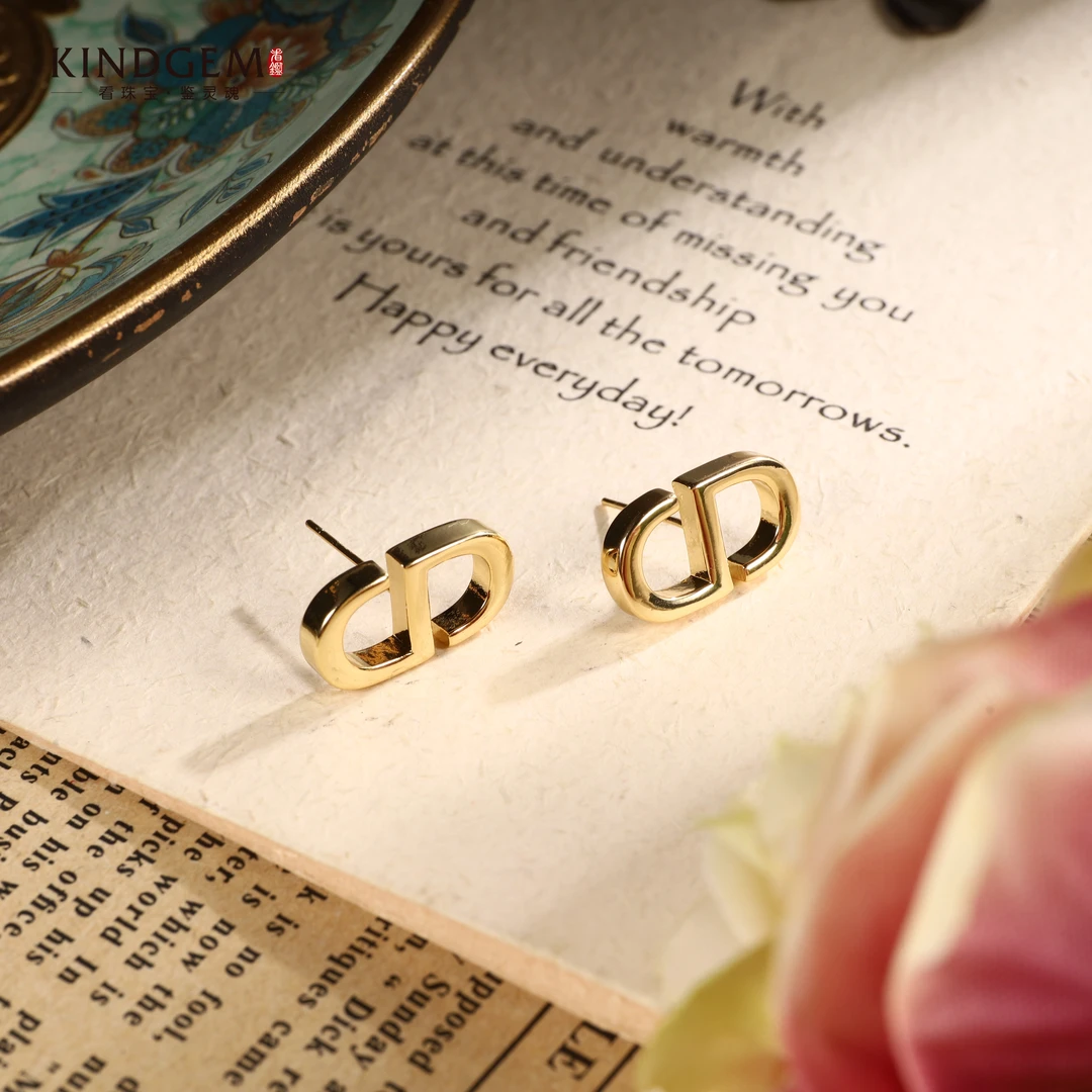 铜合金耳饰 AW44XQEC-28602 轻奢百搭精致简约耳环