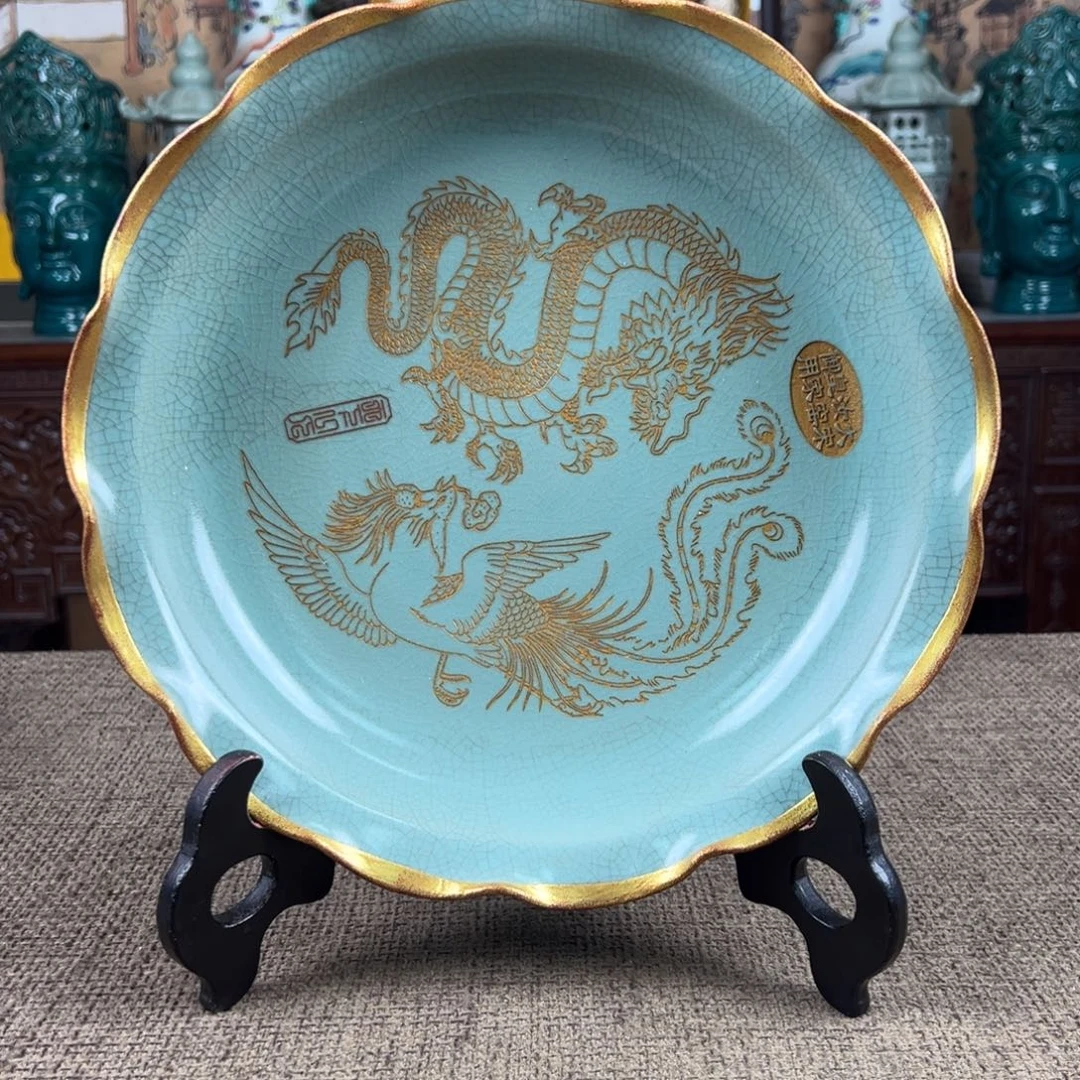 瓷片正能量陶瓷艺术品