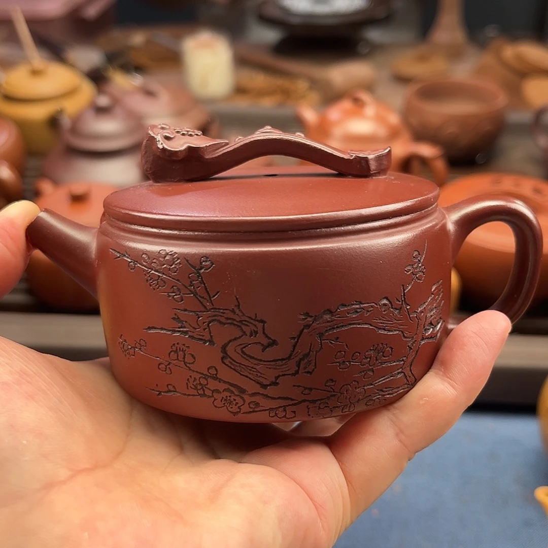 茶壶紫泥紫砂壶的