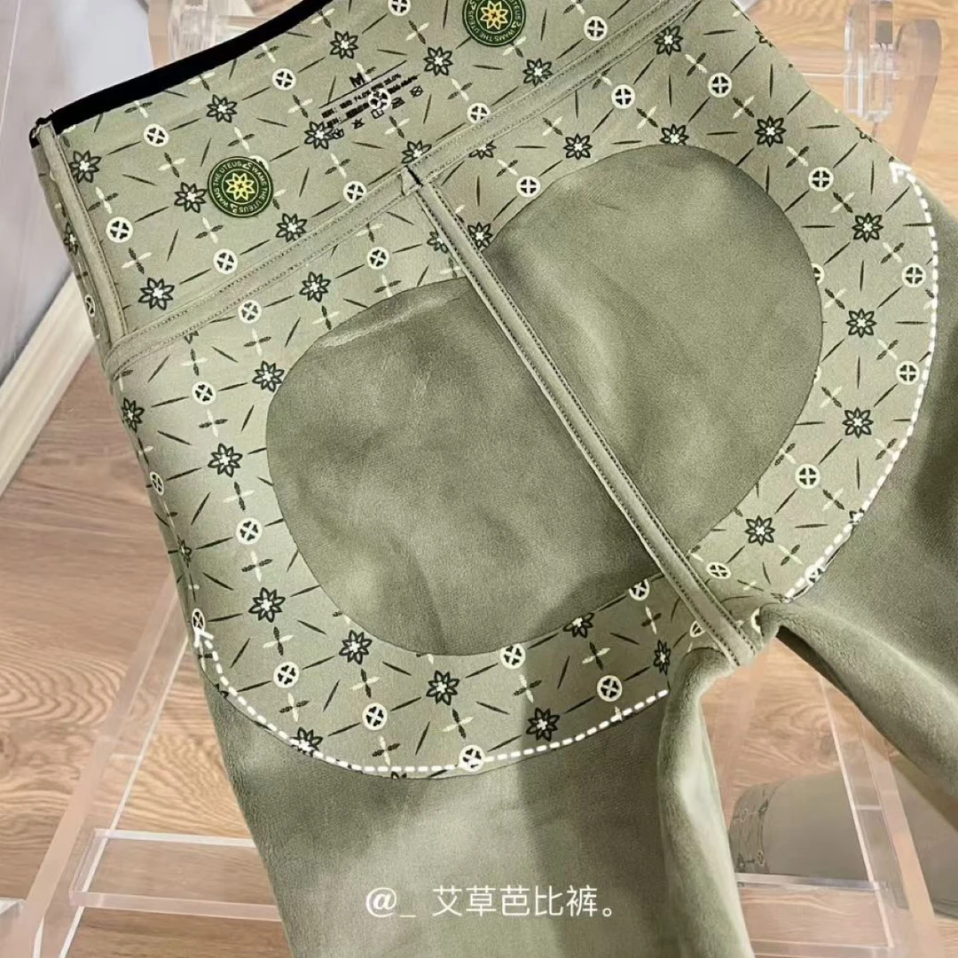 秋冬加绒高腰黑色芭比裤（拍一发二）