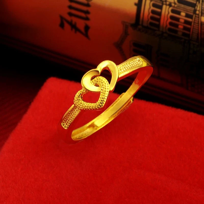 戒指 黄色时尚大气简约收藏设计款戒指74