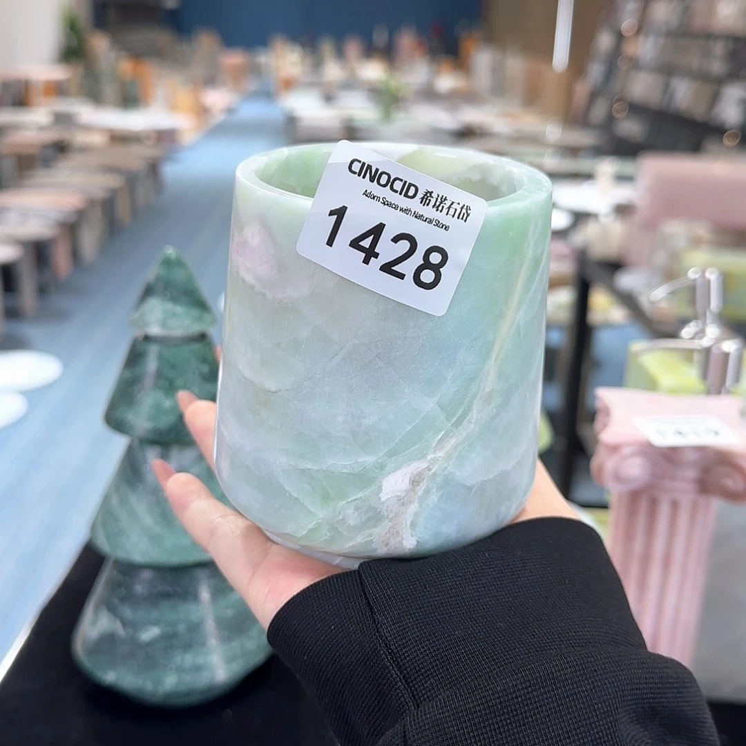 石材画****）马尔代夫蓝起泡瓶1428