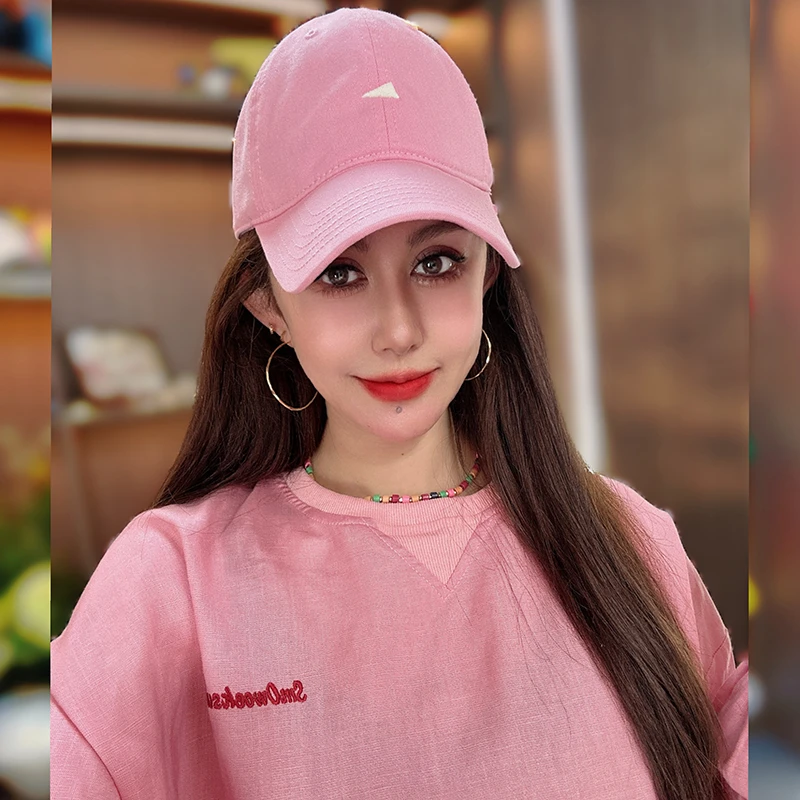 韩版时尚休闲棒球帽男女情侣帽子百搭显瘦显脸小鸭舌帽洋气遮阳帽