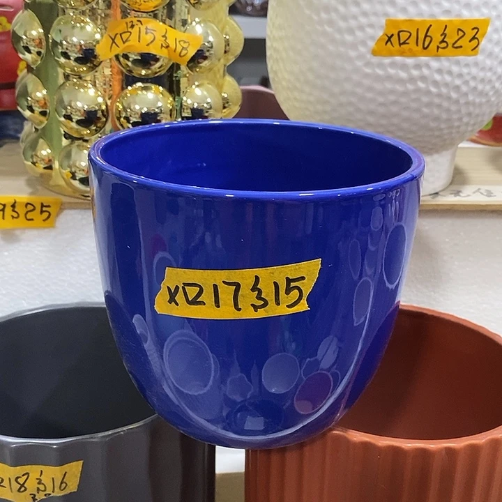 摆件陶陶盆有孔 瑕疵介意勿拍