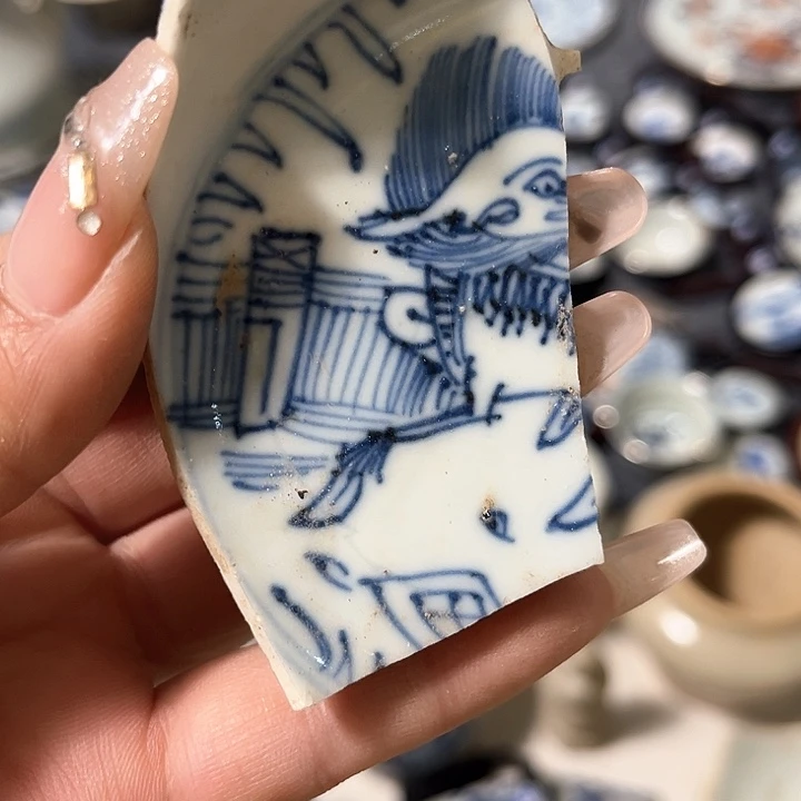 瓷片瓷片茶托喝茶非常不错