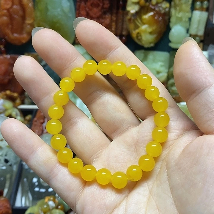 蛇纹石玉未镶嵌手链
