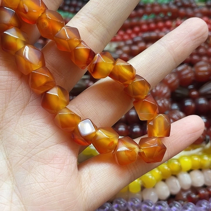 玛瑙/玉髓未镶嵌项链手链喜欢就好