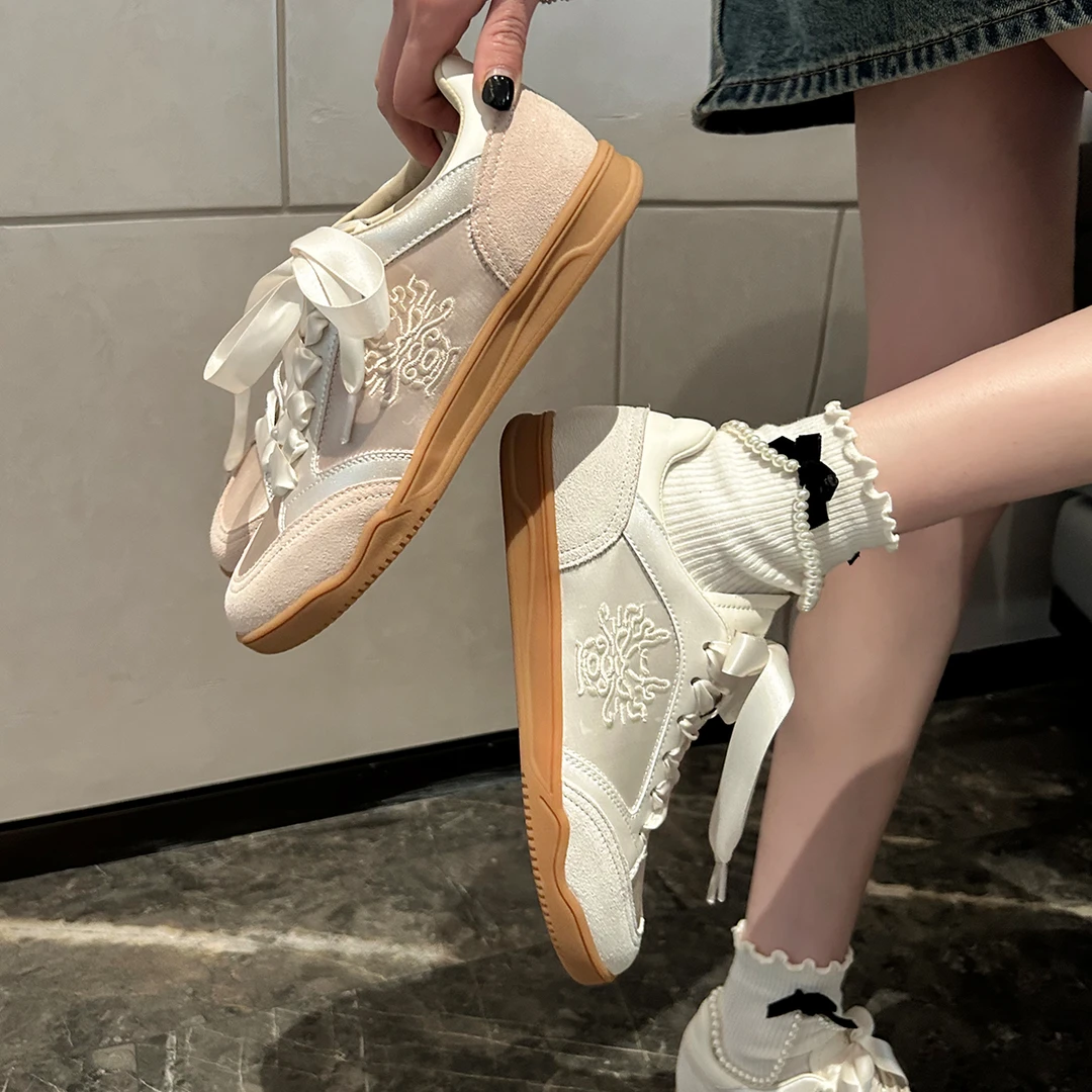 新中式龙葵休闲百搭软底绸缎芭蕾鞋女休闲国风德训鞋