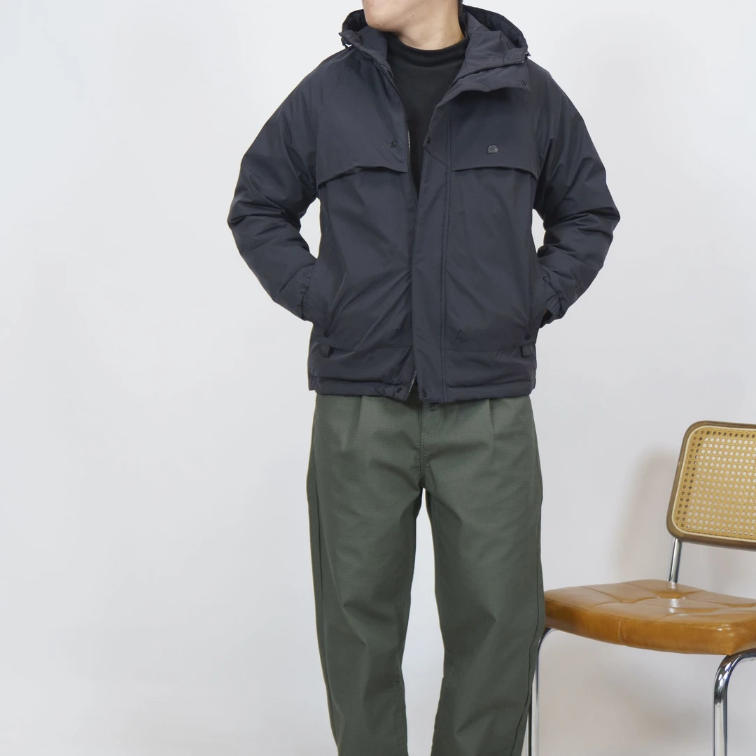 裤衣派薄棉加厚防风【009秋冬保暖连帽冲锋衣】户外休闲加厚外套