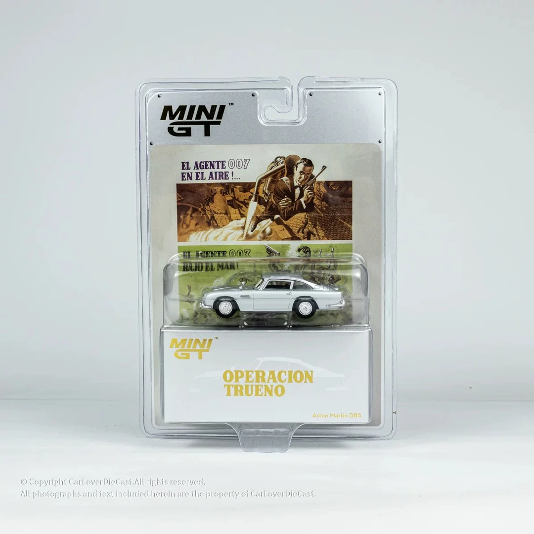 MINIGT 1/64 板卡 阿斯顿马丁DB5 007 霹雳弹 合金车模 901