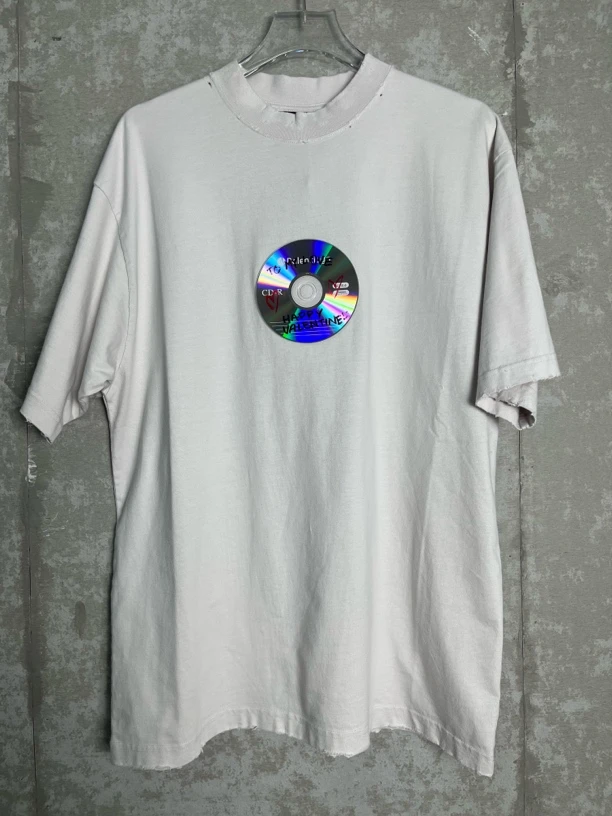 未使用 Balenciaga/巴黎世家 S*1/巴黎世家光碟短袖/11331/JP