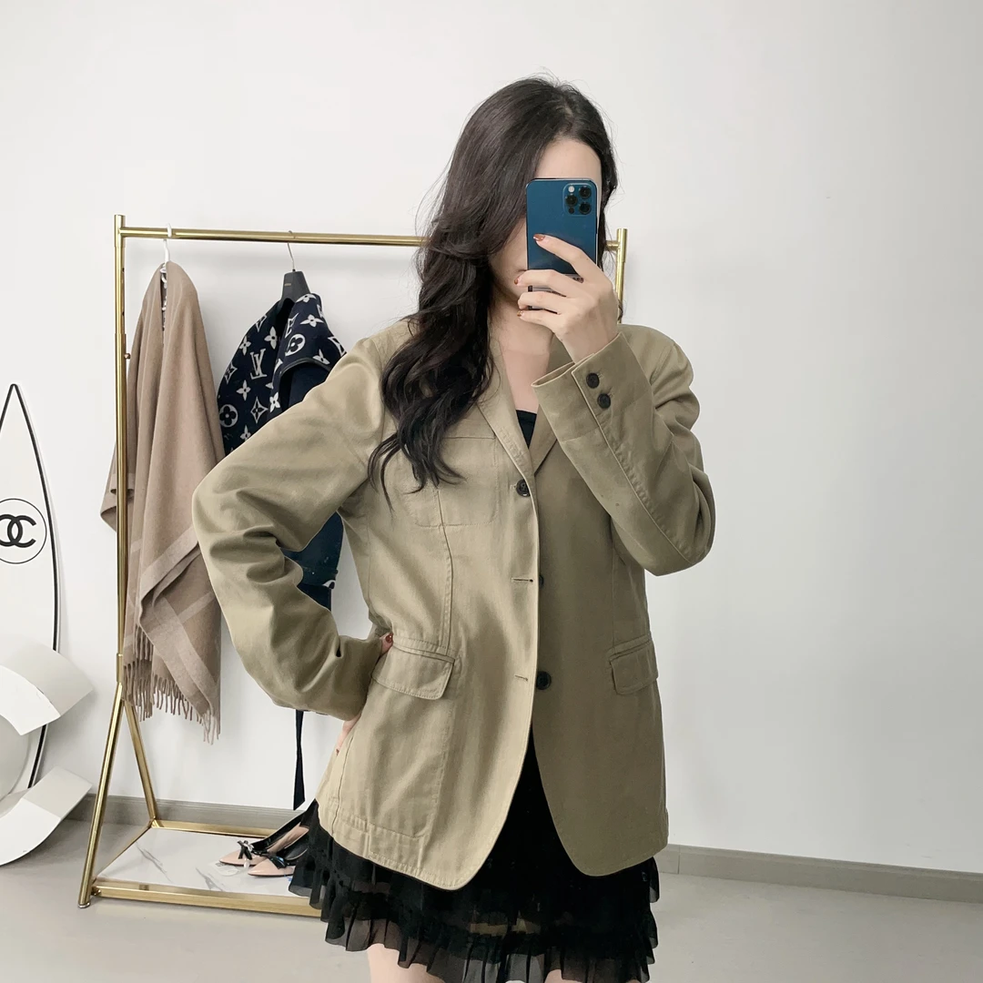 95新 BURBERRY/博柏利 纯棉西服均码/241222JCH8X45