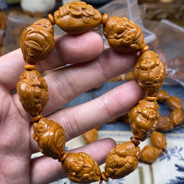 橄榄核手串/手链橄榄核雕工艺手串