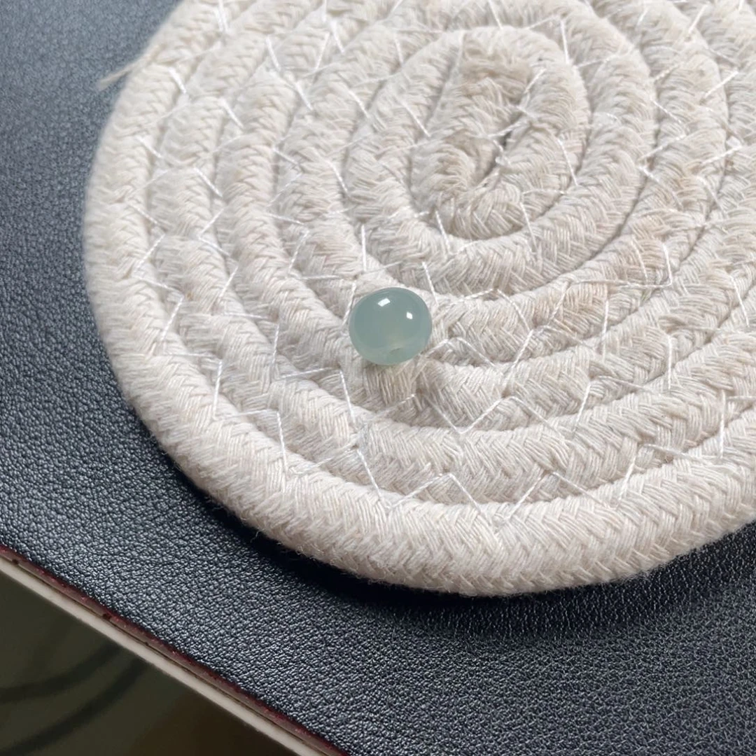 翡翠未镶嵌颈饰翡翠鼓珠9.5/7.2