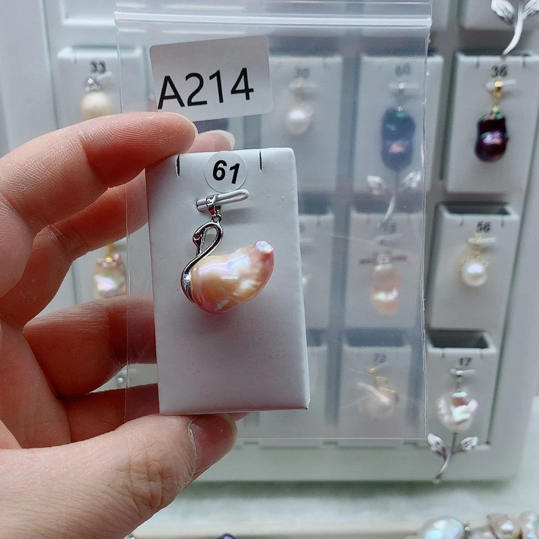 吊坠(不含链)淡水珍珠合金