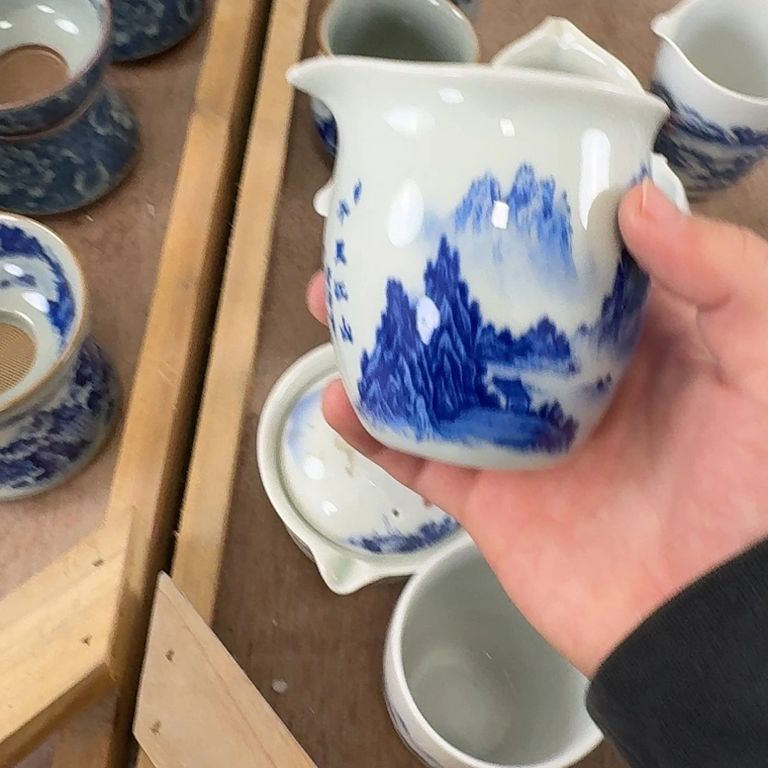 千里江山公道杯微瑕