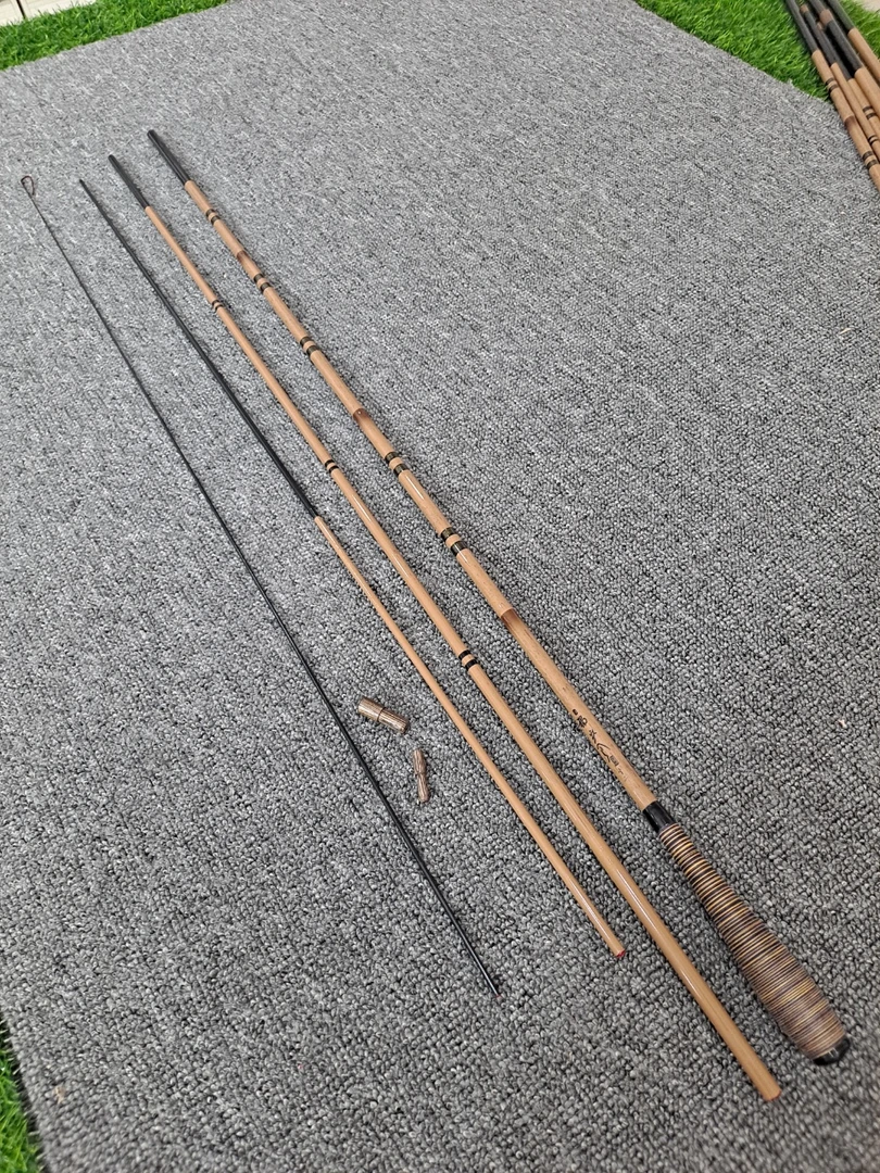 独步并继竿鱼竿碳素超轻超硬插节竿长节竿防竹节野钓休闲钓鱼竿