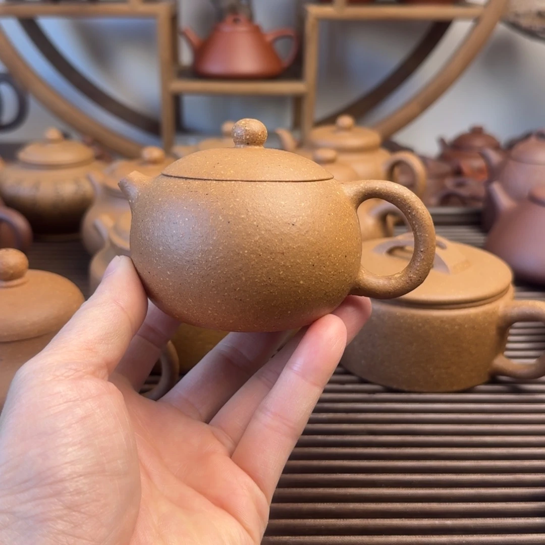 紫砂茶壶西施180cc台西梨皮老段