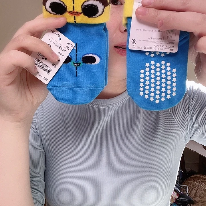 三醋酯纤维9-15cm小孩地板袜随单发