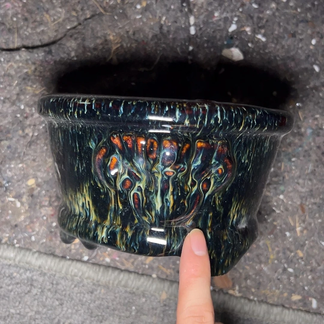石湾盆石湾盆瑕疵