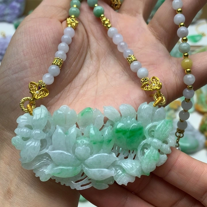 颈饰未镶嵌翡翠翡翠