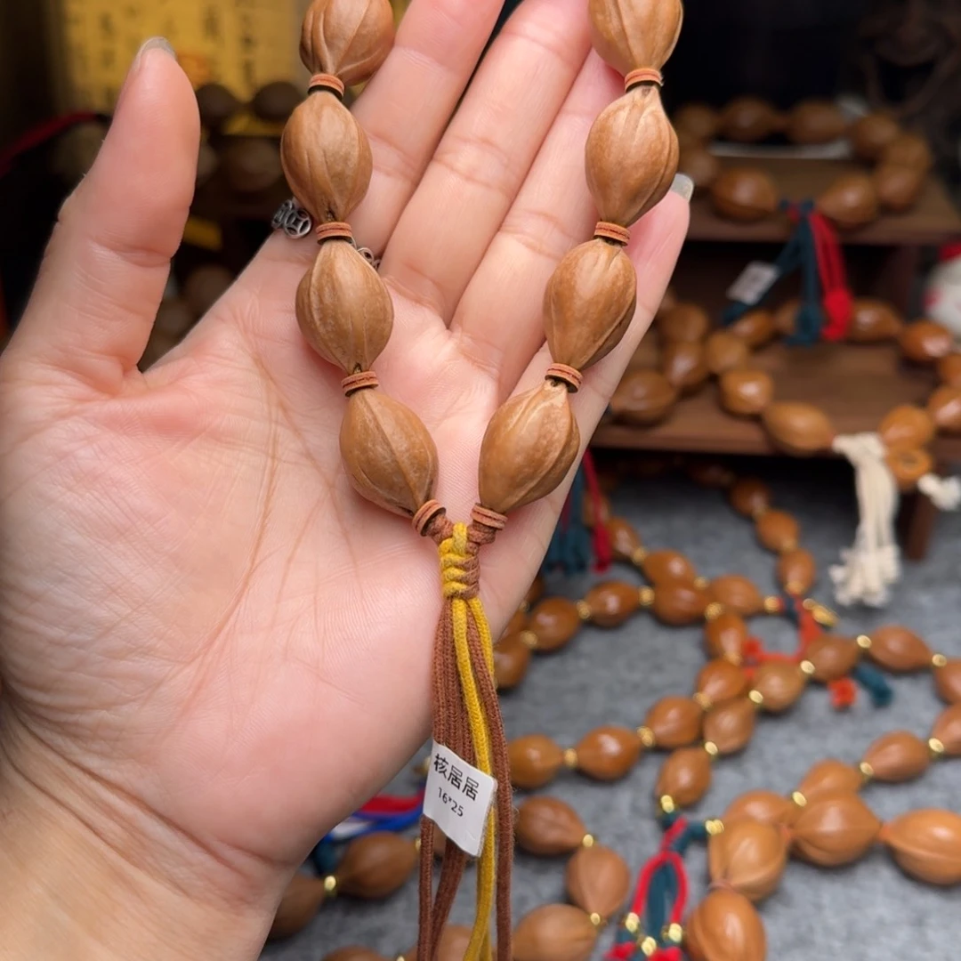 橄榄核手串M**.1.6*25三面佛正宗梅林铁核