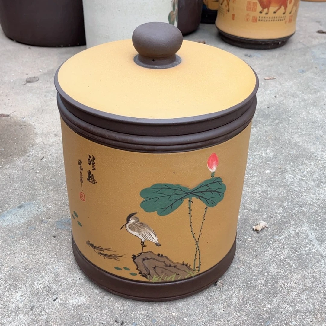 紫砂茶叶罐8 饼茶叶罐