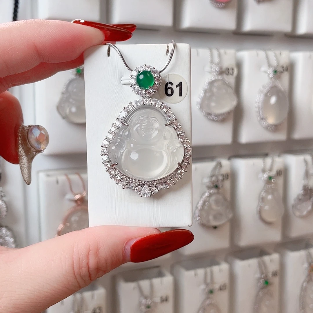 玛瑙/玉髓吊坠(赠链)未镶嵌