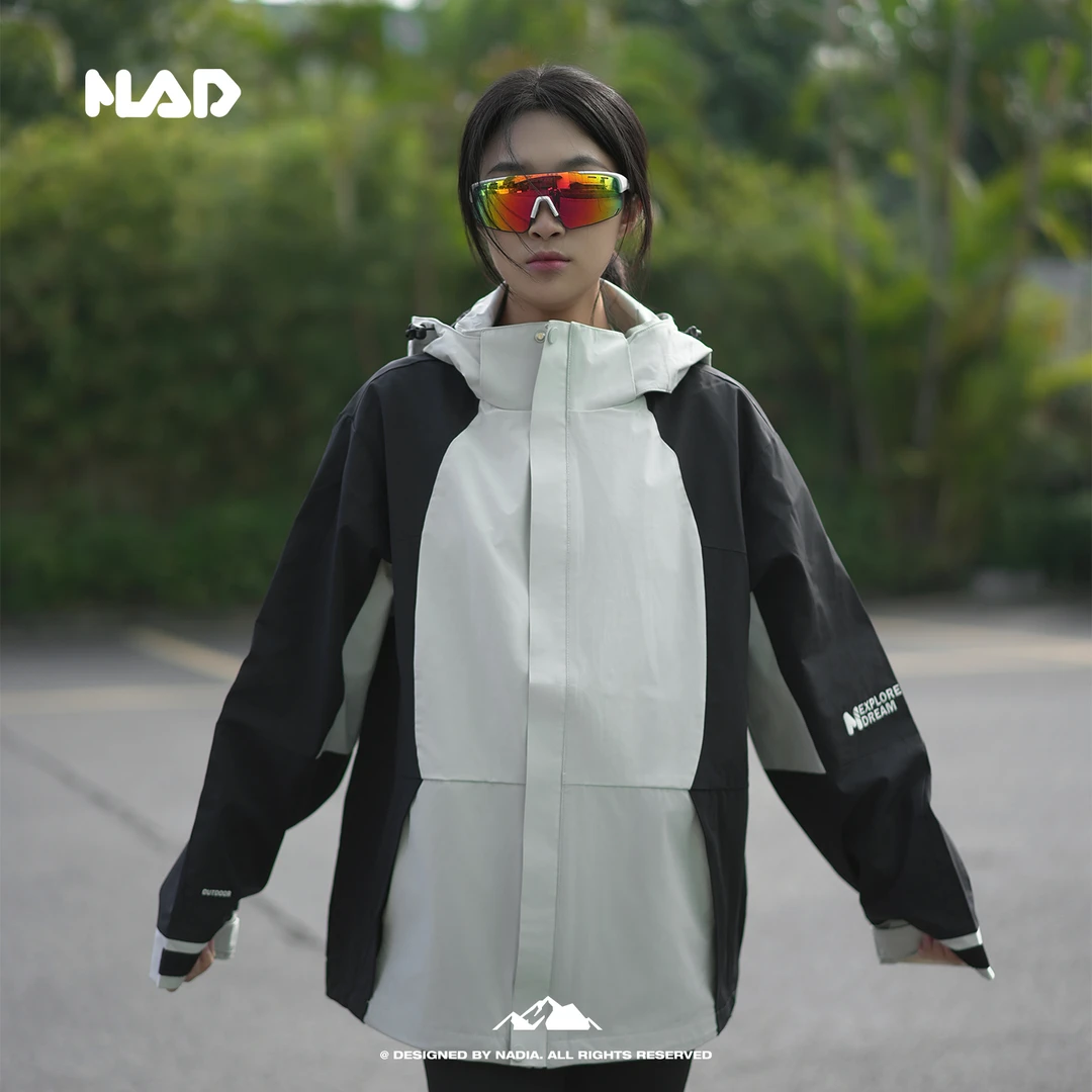 Nad男女25年春季新款风衣冲锋衣男女同款防风户外外套FY12610